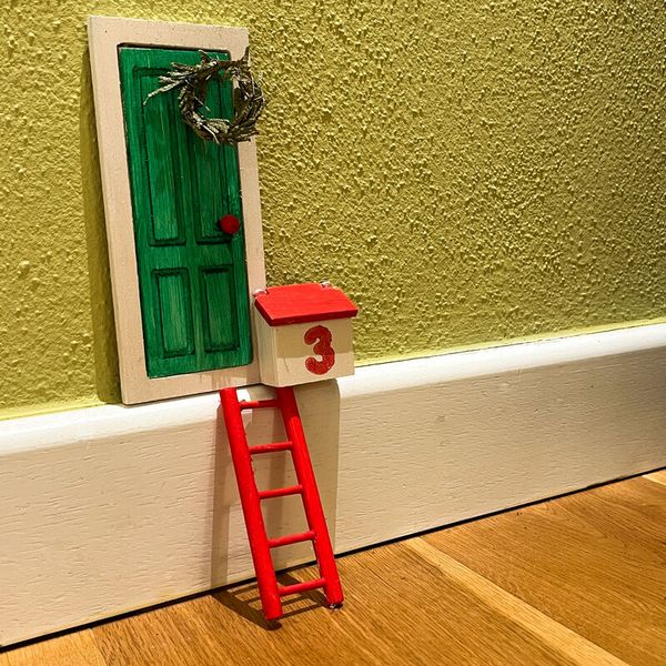 Wichteltür aus Holz, 3 Teile (SONDERANGEBOT)