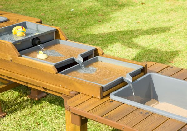 Outdoor Sand- und Wassertische, 3er-Set Outdoor Sand- und Wassertische, 3er-Set