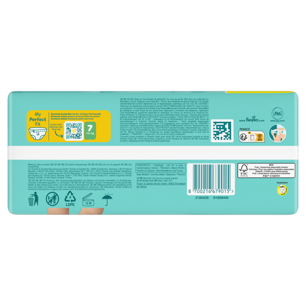 PAMPERS Premium Protection Gr. 7, Extra Large 15+ kg, 38 Stk.