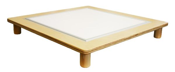 Lowboard, Tabletop, Light wood, Frame, Panel
