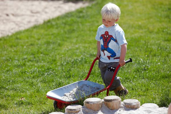 WINTHER MINI VIKING Schubkarre, Metall, 2-4 Jahre