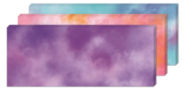 Laternen-Zuschnitt, Nebel lila, pink, blau, Größe wählbar