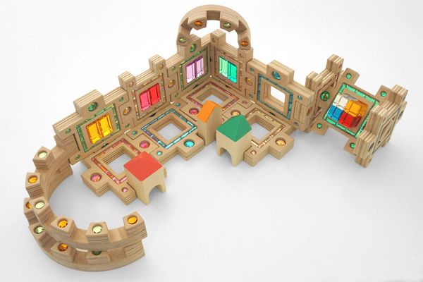 REGENBOGENLAND Atlantis, 12 Bausteine + Kasten REGENBOGENLAND Atlantis, 12 Bausteine + Kasten