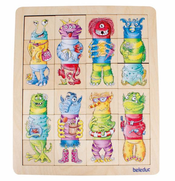Kiga Set Match & Mix Puzzles, 3-tlg, ab 4 Jahre Kiga Set Match & Mix Puzzles, 3-tlg, ab 4 Jahre
