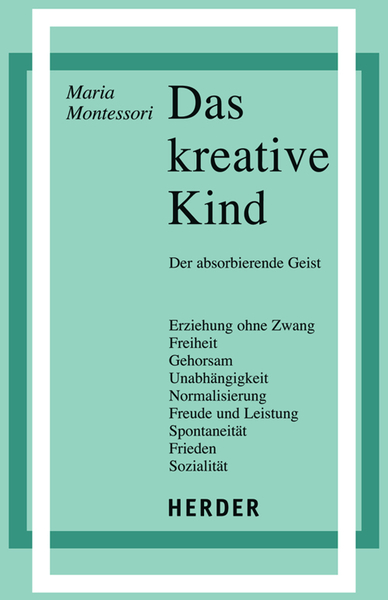 Buchcover, Kreativität, Kind, Bildband, Maria Montessori