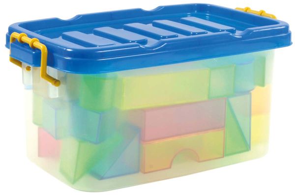 Bausteine - Transparentblocks 50 Teile mit Box, ab 3 Jahre Bausteine - Transparentblocks 50 Teile mit Box, ab 3 Jahre