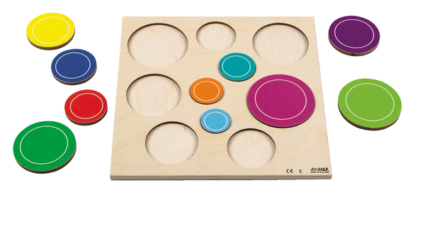 Reliefpuzzle Entdecke die Größen, 2 Puzzle, 2 x 15 Teile, ab 3 Jahre