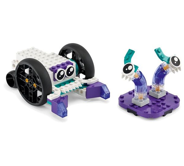lego, konstruktion, roboter, lila, kamerasauger