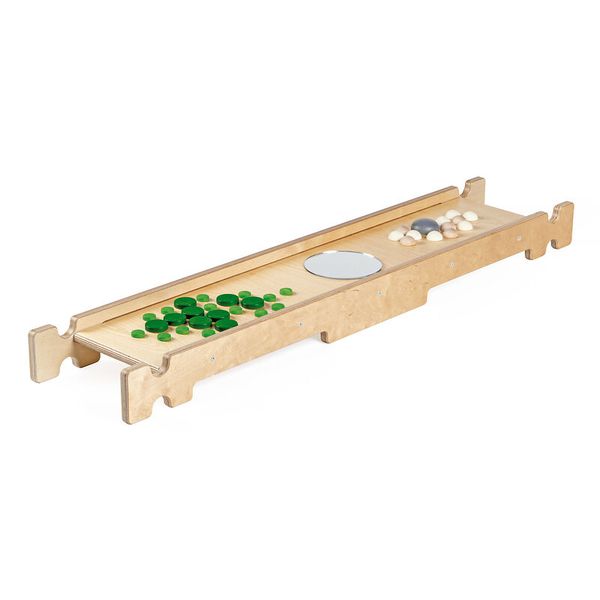 Holzspiel, Mikado, Brettspiel, Kugeln, Spielfeld