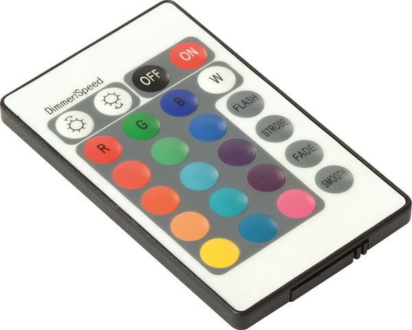 LED-Controller, IR-Remote, Farbige-Tasten, Dimmer-Schalter, Fernbedienung