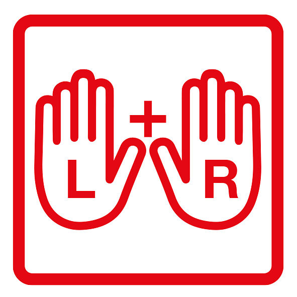 Kinderschere Mini-Kids für Rechts- und Linkshänder in Rot oder Pink, ab 3 Jahre