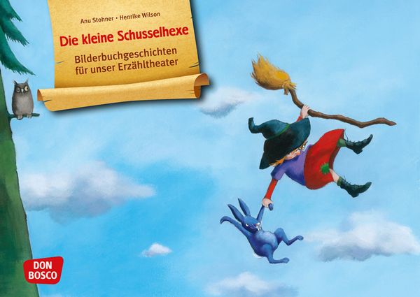 Kinderbuch, Bilderbuch, Hexe, Waldszene, Animation