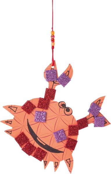 FOLIA Glitter-Moosgummi MOSAIK vorgestanzt, 15x20 cm, 6 Bogen