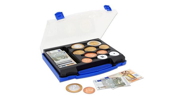 taschenkasse, geldkassette, kassenkoffer, münztenkassette, geldset