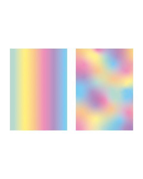 pastellstreifen, regenbogenstreifen, gradientmuster, weiche farben, zwei karten