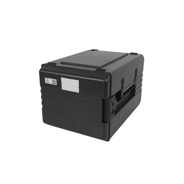 toolbox, Aufbewahrungskoffer, Hartschale, schwarz, Verschlussdeckel