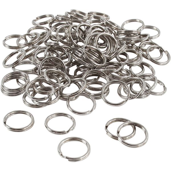 Schlüsselringe/Spaltringe aus Metall, Größe wählbar