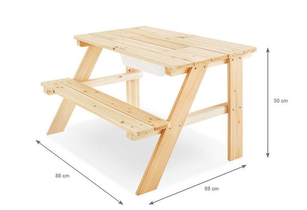 PINOLINO Spieltisch Knut, natur