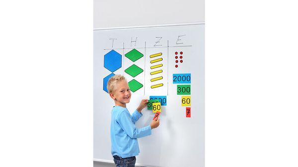 Magnetische Stellenwertkarten, 40-teiliges Set