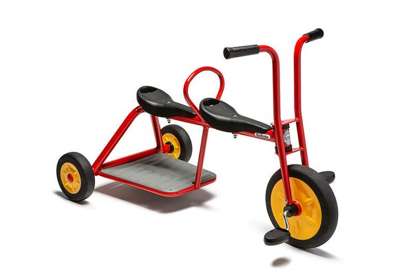 Fahrradtrike, Kinderfahrzeug, Dreirad, Rot, Gelb