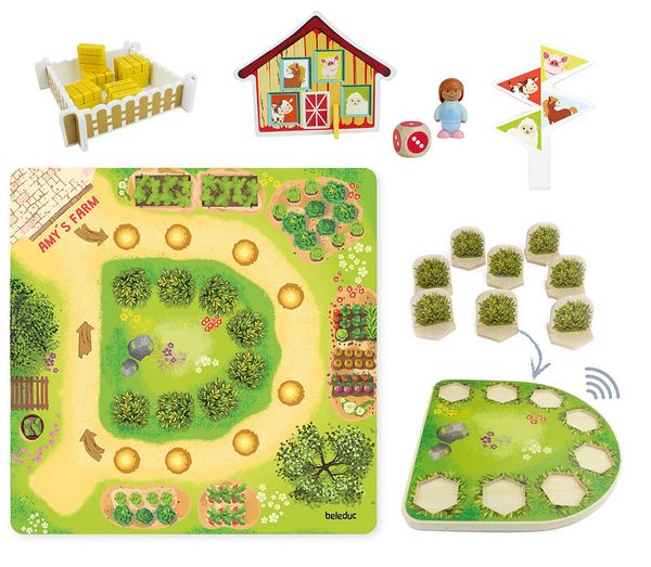 Lego-ähnliche Farm, Miniaturfarm, Gartenbrett, Busch-Set, Farmen Zubehör