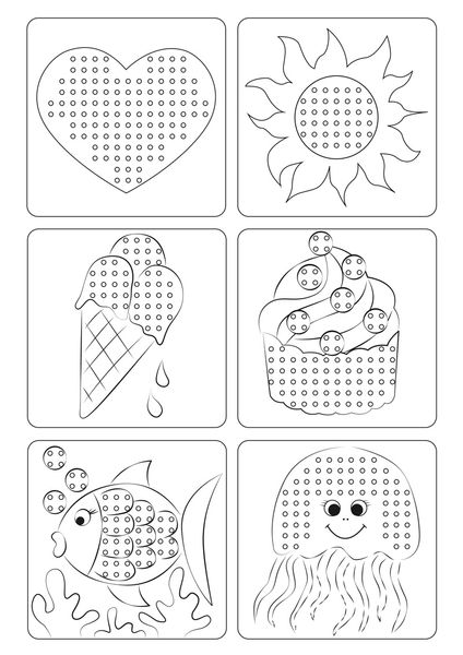 Herzform, Sonnenblume, Eistüte, Cupcake, Quallenfigur