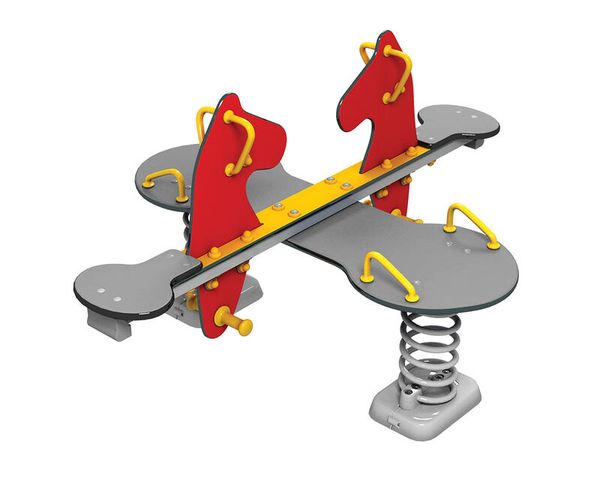 Spielplatzgerät, Wippe, Schaukelwippe, Klettergerät, Springwippe