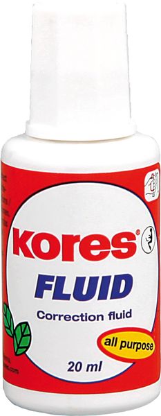 Korrekturflüssigkeit, Flüssigkleber, Korrekturmittel, Allzweck, 20 ml