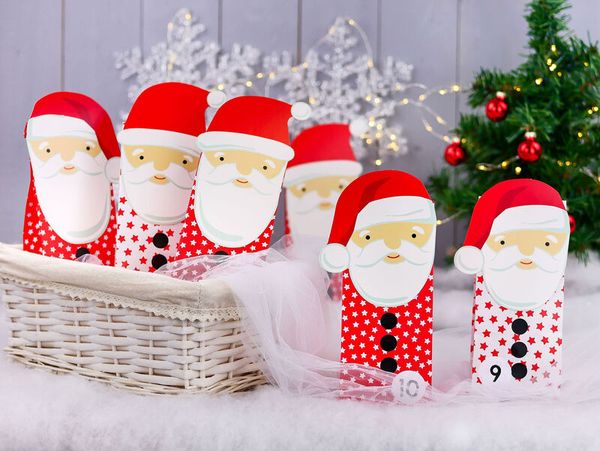 Geschenketaschen (Adventskalender) Nikolaus, 24 Tütensets (SONDERANGEBOT) Geschenketaschen (Adventskalender) Nikolaus, 24 Tütensets (SONDERANGEBOT)