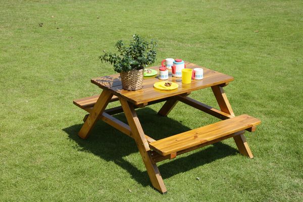 Picknicktisch, Holztisch, Gartenmöbel, Outdoor table, Holzbauteil