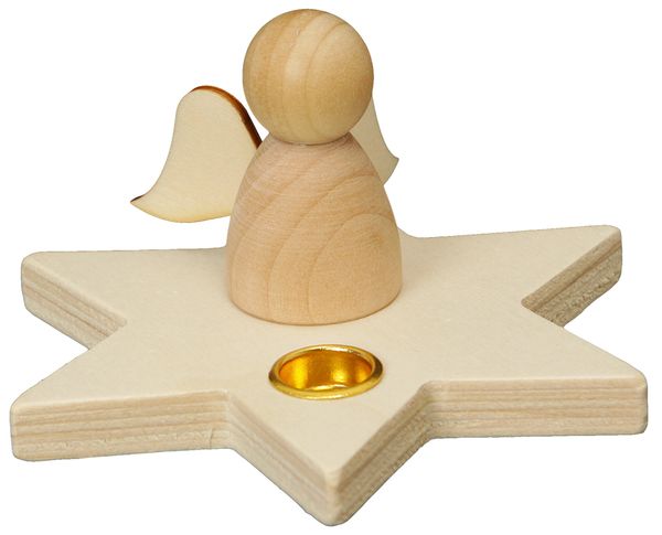 holzspiel, engel, stern, holzfigur, kyntofeln