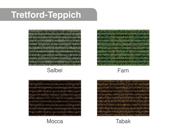 TRETFORD Teppich rund gekettelt, 250 cm, diverse Farben TRETFORD Teppich rund gekettelt, 250 cm, diverse Farben