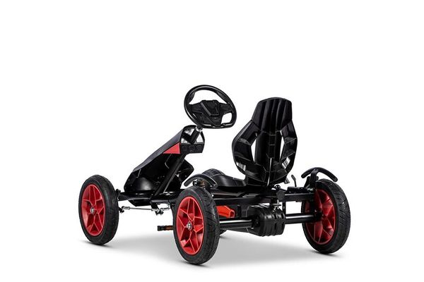 go-kart, kinderkart, sportwagen, 4-rad, red-rims