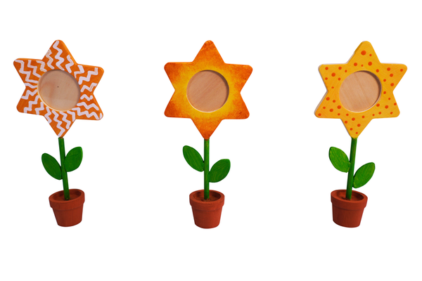 Blumen Bilderrahmen Bastelset, 12 Stück Blumen Bilderrahmen Bastelset, 12 Stück