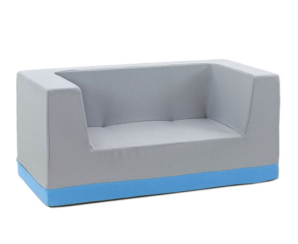 Sofa mit Rückenlehne und Armstützen, Kunstleder