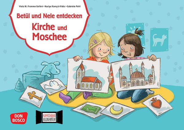 Kamishibai Bildkartenset - Betül und Nele entdecken Kirche und Moschee