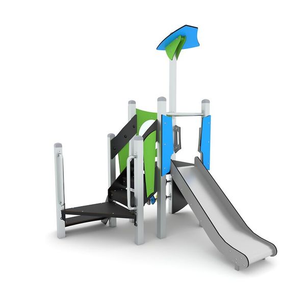 U3-Spielkombination mit Rutsche, Steel+