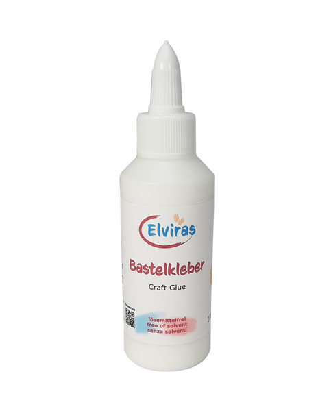 ELVIRAS Bastelkleber (ohne Lösungsmittel), 100 ml