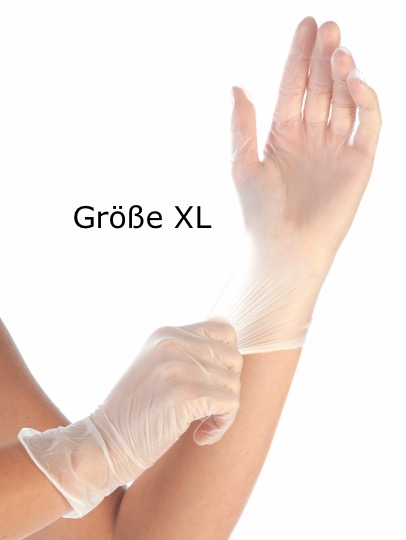 Größe XL, Einweg-Handschuhe, Nitrilhandschuhe, Transparente Handschuhe, Arbeitshandschuhe