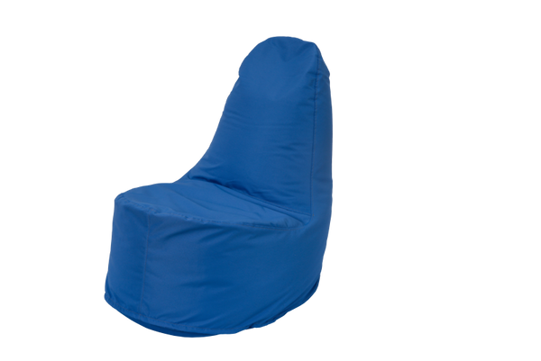 Sessel, Sitzsack, Bezug, Blau, Rundform