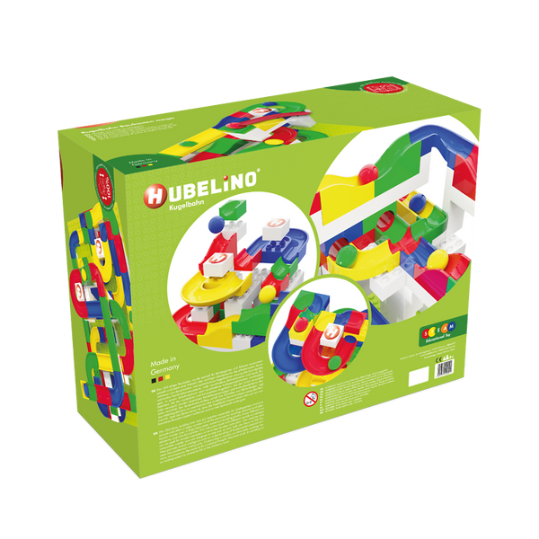HUBELINO Kita-Kugelbahn Baukasten-Set, 352-teilig