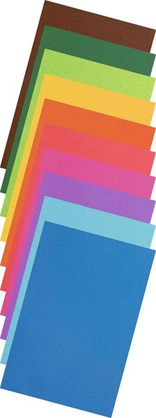 FOLIA Origamipapier Basic Mix, 10x15 cm, 500 Blatt bunt sortiert