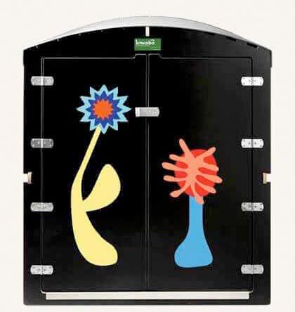 Krippenwagengarage XL und XXL - Türmotiv-Aufkleber Krippenwagengarage XL und XXL - Türmotiv-Aufkleber