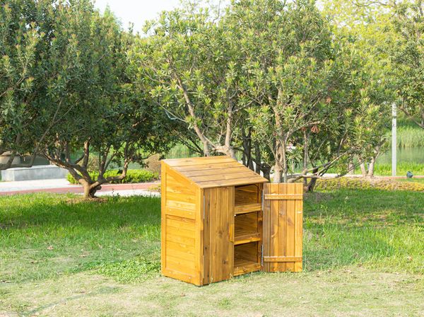 Outdoor-Schrank mit geschlossenen Türen, LxBxH 81 x 50 x 101 cm Outdoor-Schrank mit geschlossenen Türen, LxBxH 81 x 50 x 101 cm