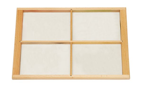 tablettablet, wood frame, slate board, divided tray, kitchen organizer