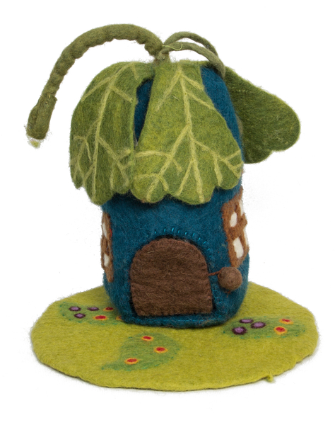 Zwergenhaus Eichenblatt aus Wollfilz, (H: 25 cm) (SONDERANGEBOT) Zwergenhaus Eichenblatt aus Wollfilz, (H: 25 cm) (SONDERANGEBOT)