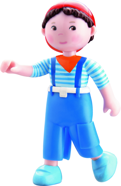 Spielzeugfigur, Puppe, Jungenfigur, Hose, Schuhe