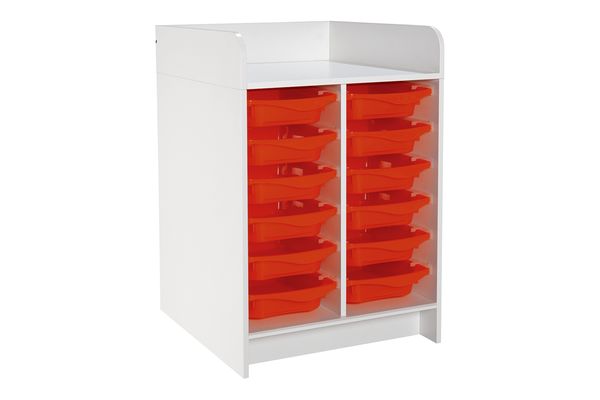 Wickelkommode mit 12 Boxen, 70 cm Breite, Farbe wählbar