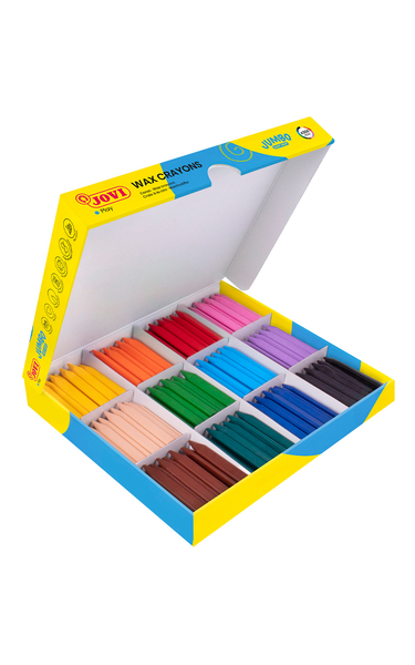 JOVI Wachsstifte TRIWAX 300er Box, 25 Stück je Farbe JOVI Wachsstifte TRIWAX 300er Box, 25 Stück je Farbe