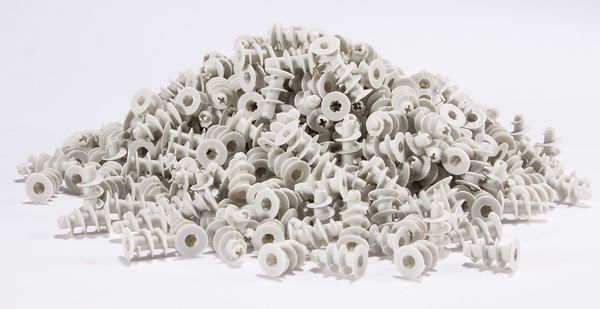 plastic washers, spacers, washers, white plastic, bulk hardware